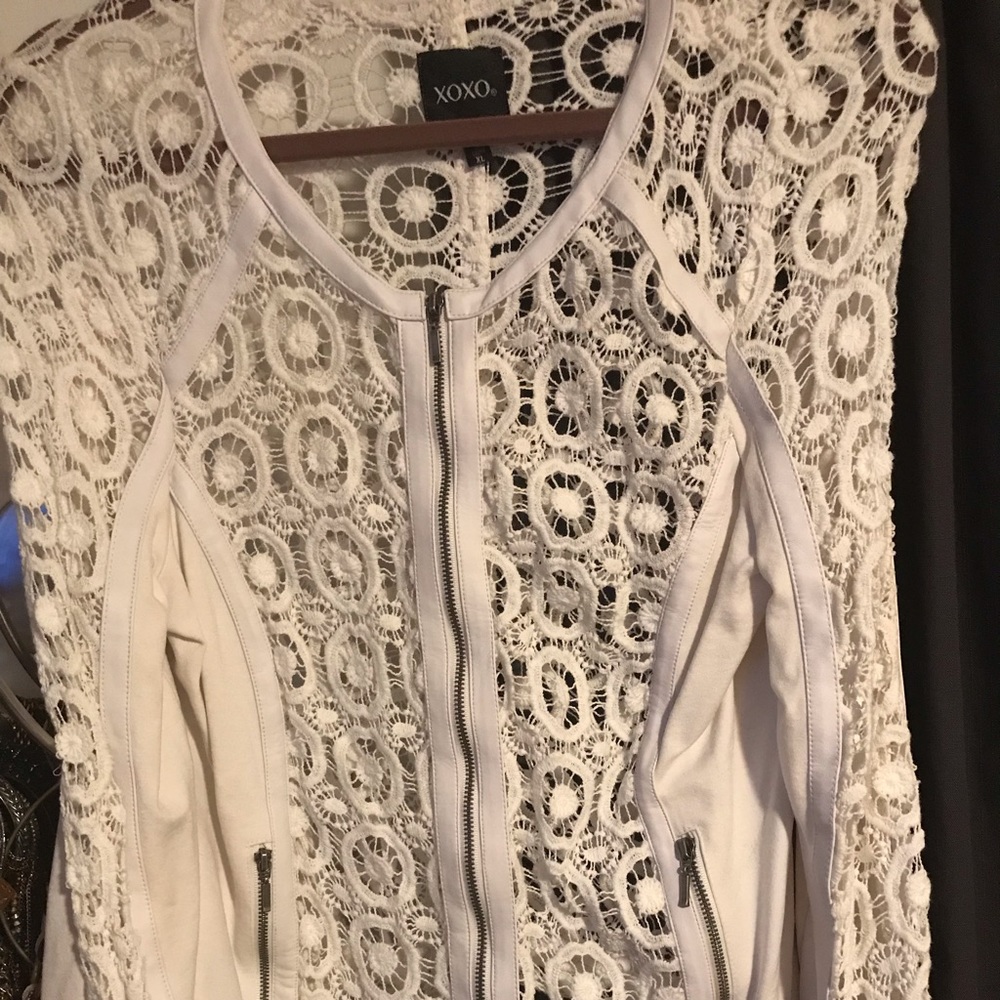 White lace jacket